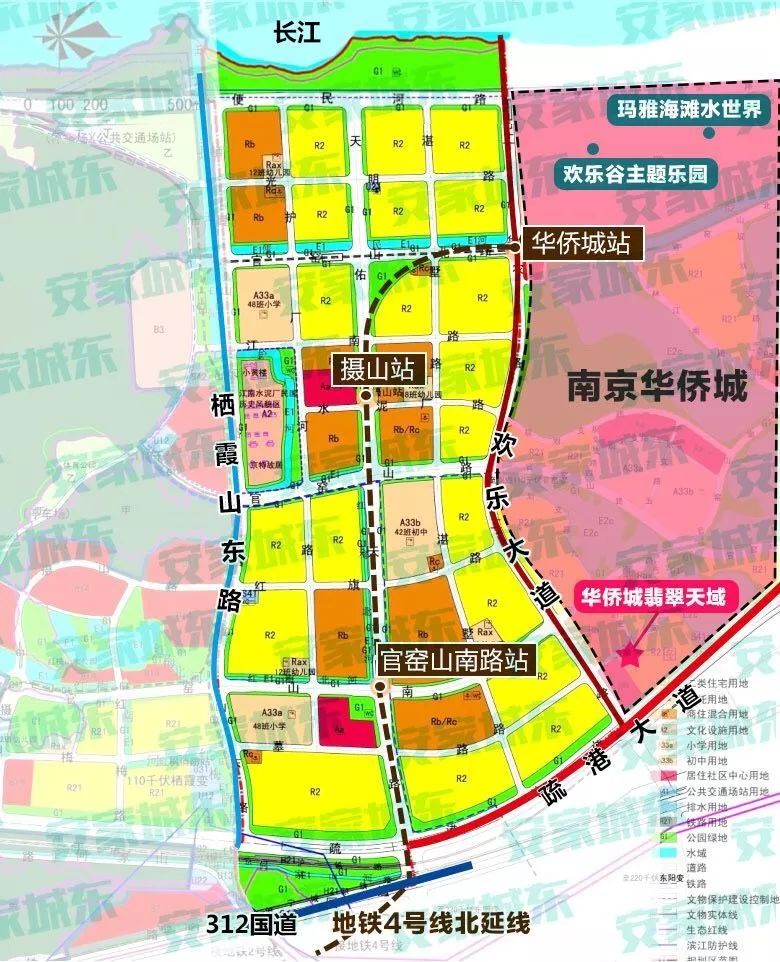 南京栖霞龙潭规划红线图片