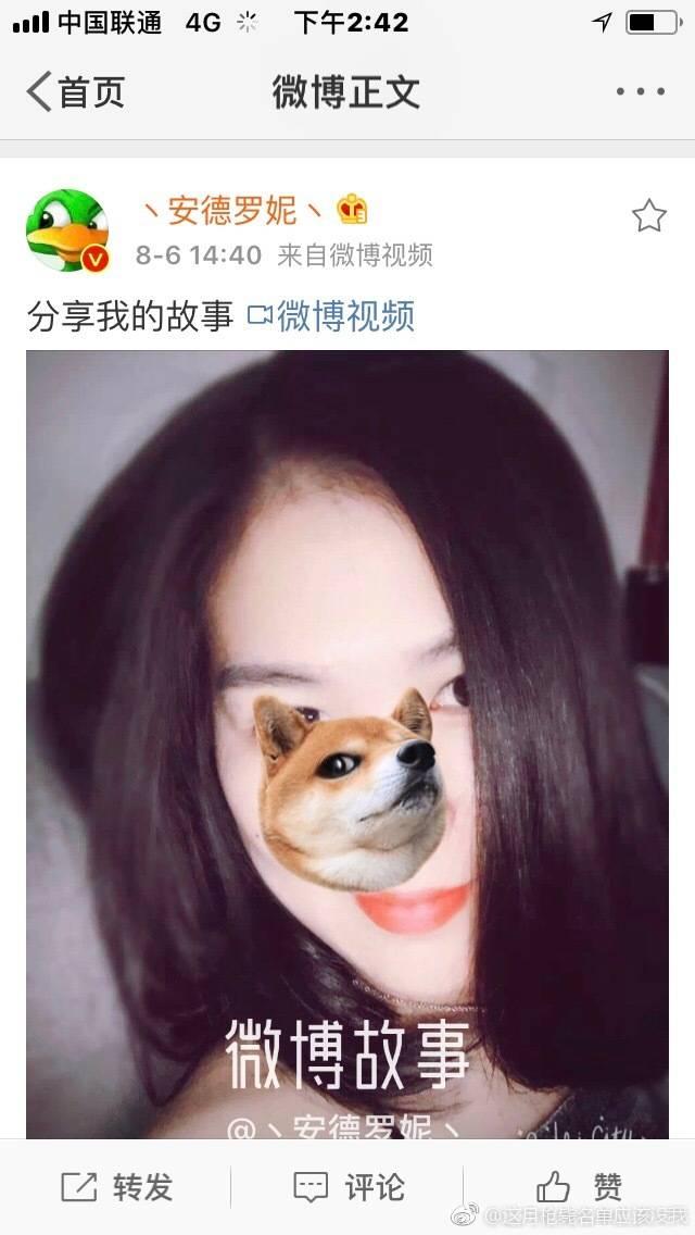板娘微博透露,疑似安德罗妮主动提出离婚