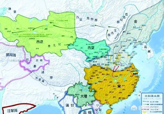 一隅的一个小国;论称号,他们一直自称西夏国主,并且要向宋,金和辽称臣