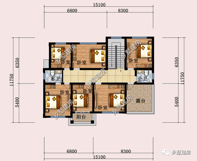 15米x12米房屋设计图图片