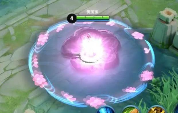 就像开了花一样,会召唤出一个花瓣形的法阵,中心还有一朵粉色的莲花呢