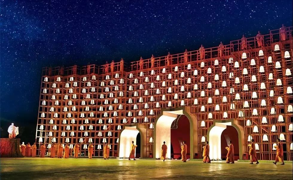 六祖惠能传奇一生浮市新兴禅域小镇六祖大典实景演出