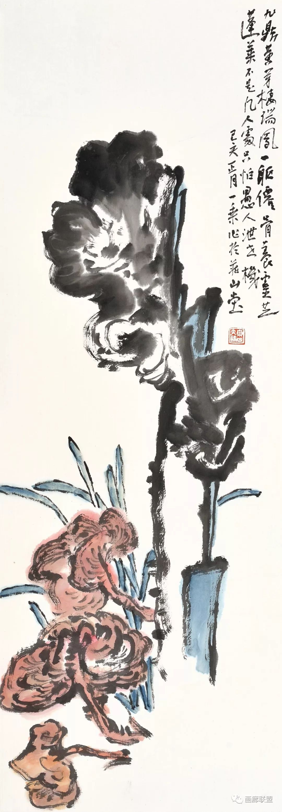 曹大瑞写意花鸟画