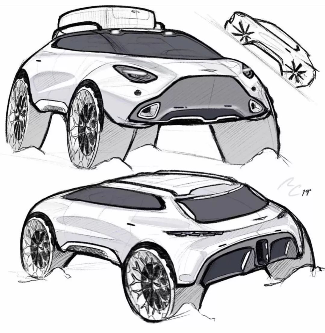兰博基尼总监手绘最新概念车拜腾mbyte即将亮相法兰克福今日依然有硬