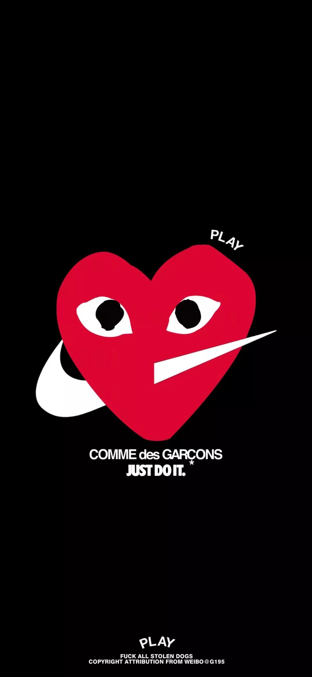 壁纸丨cdg又被一大堆品牌恶搞了!