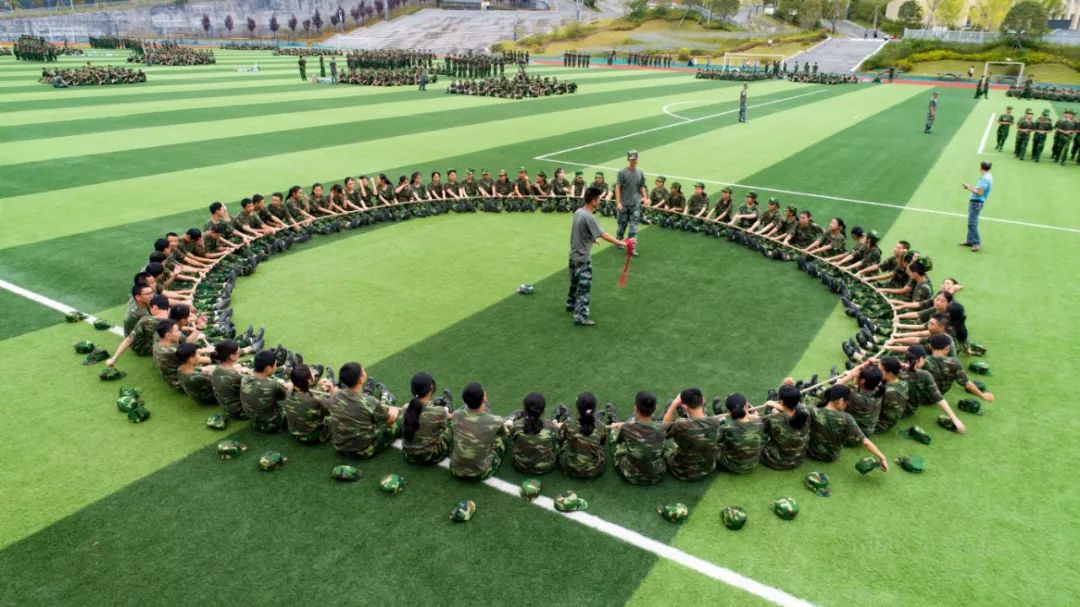 新学期新起点新跨越恩阳中学高2019级军训掠影