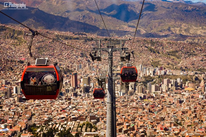 真正的天空之城,世界上最高的首都玻利维亚拉巴斯(la paz)_缆车