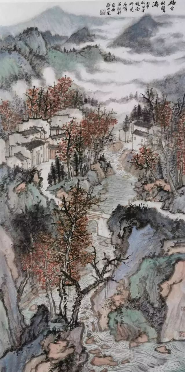 艺术世界国家一级美术师中国美术家协会理事石峰山水画作品欣赏