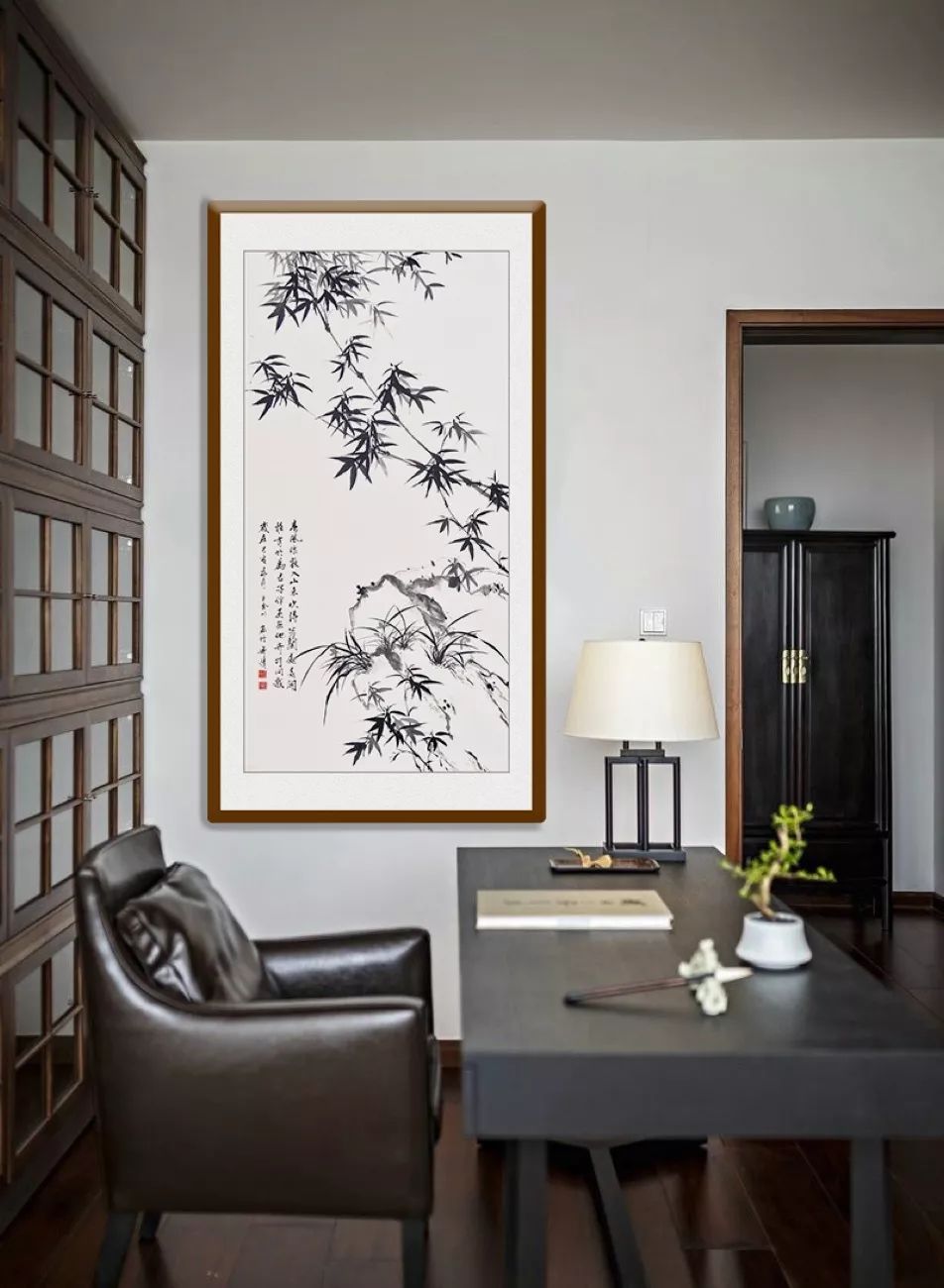 王金川名作唯有竹为君子伴