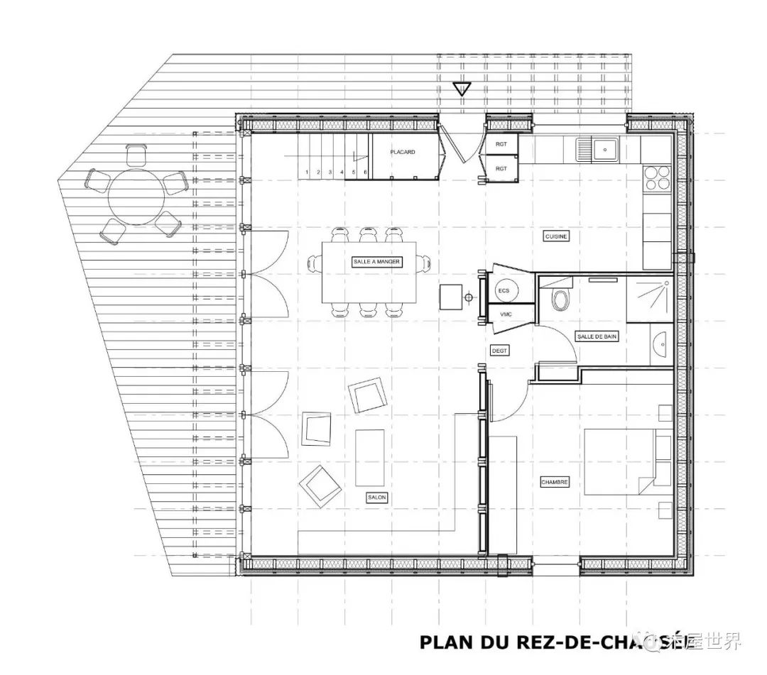 高度优化设计的木屋住宅