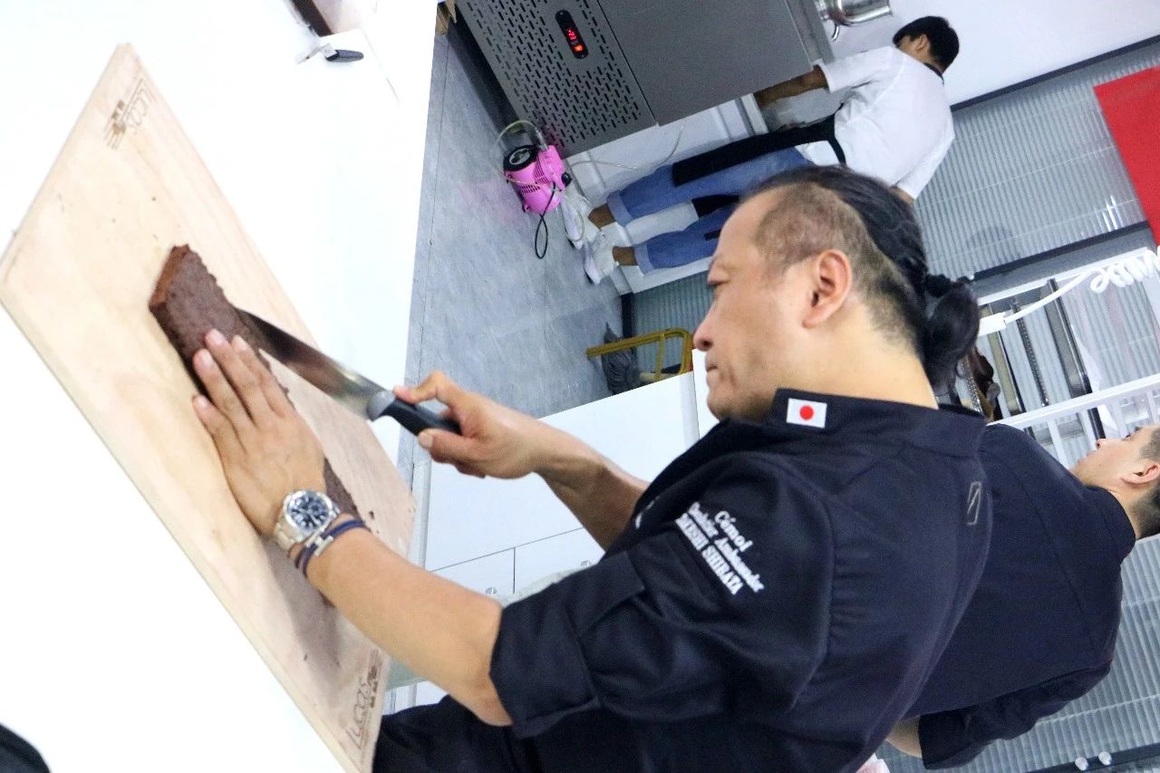 甜点大师柴田武法国赛梦巧克力产品品鉴会济南站在壹度可可圆满结束