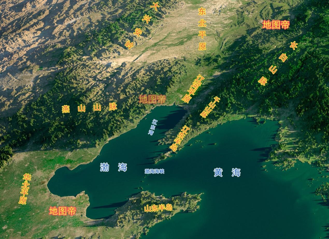 辽东半岛范围图片