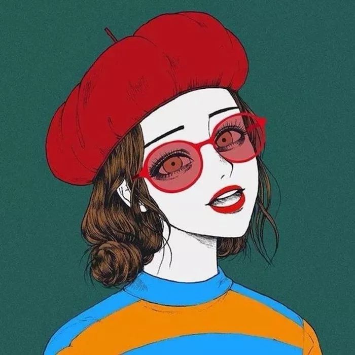 头像我想变足够好再见你时可以自信地笑