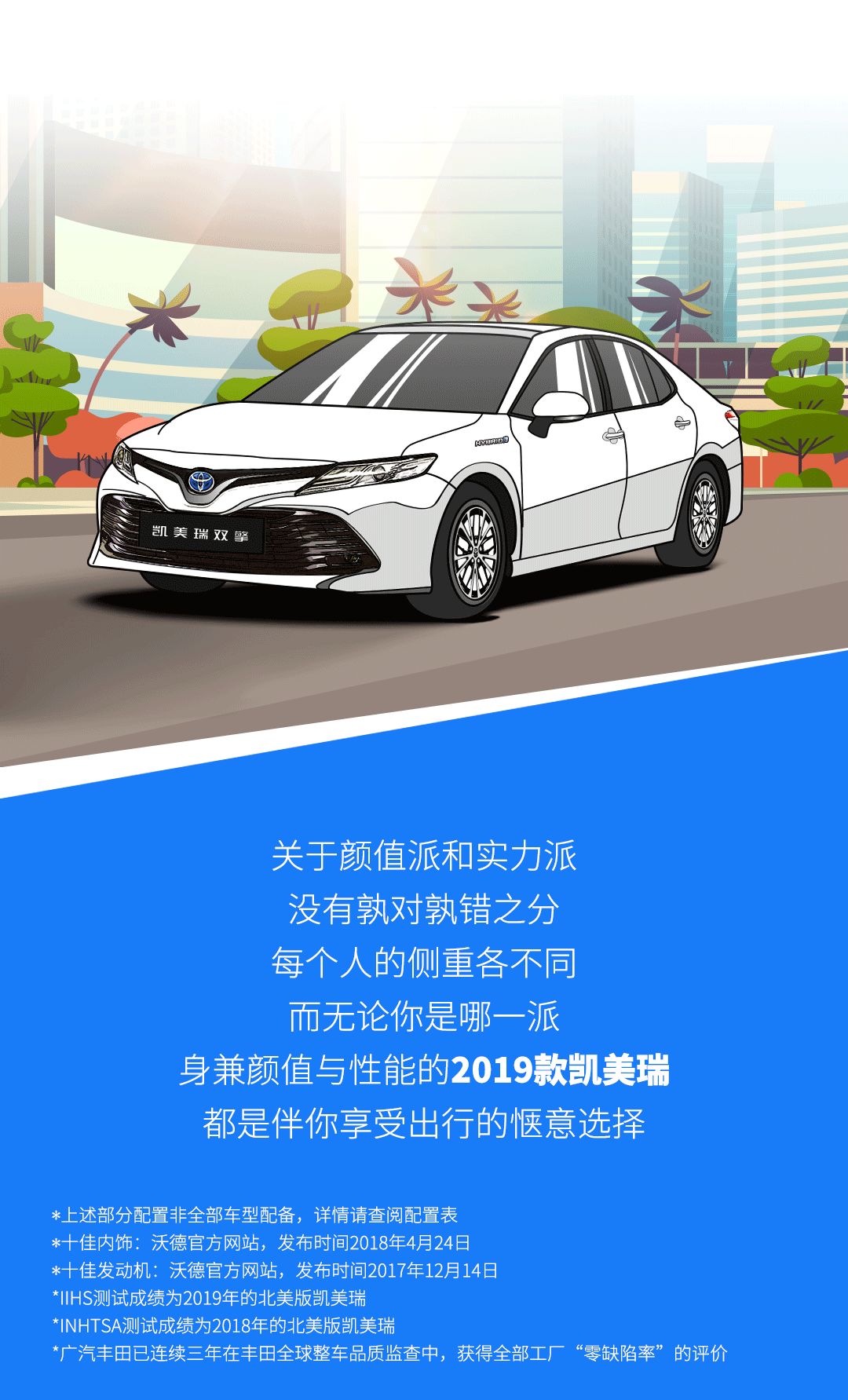 凯美瑞:抱歉,颜值和实力我都有