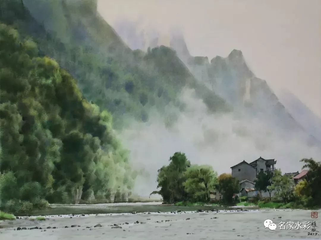 唐植欣丨诗意的风景·2019_水彩