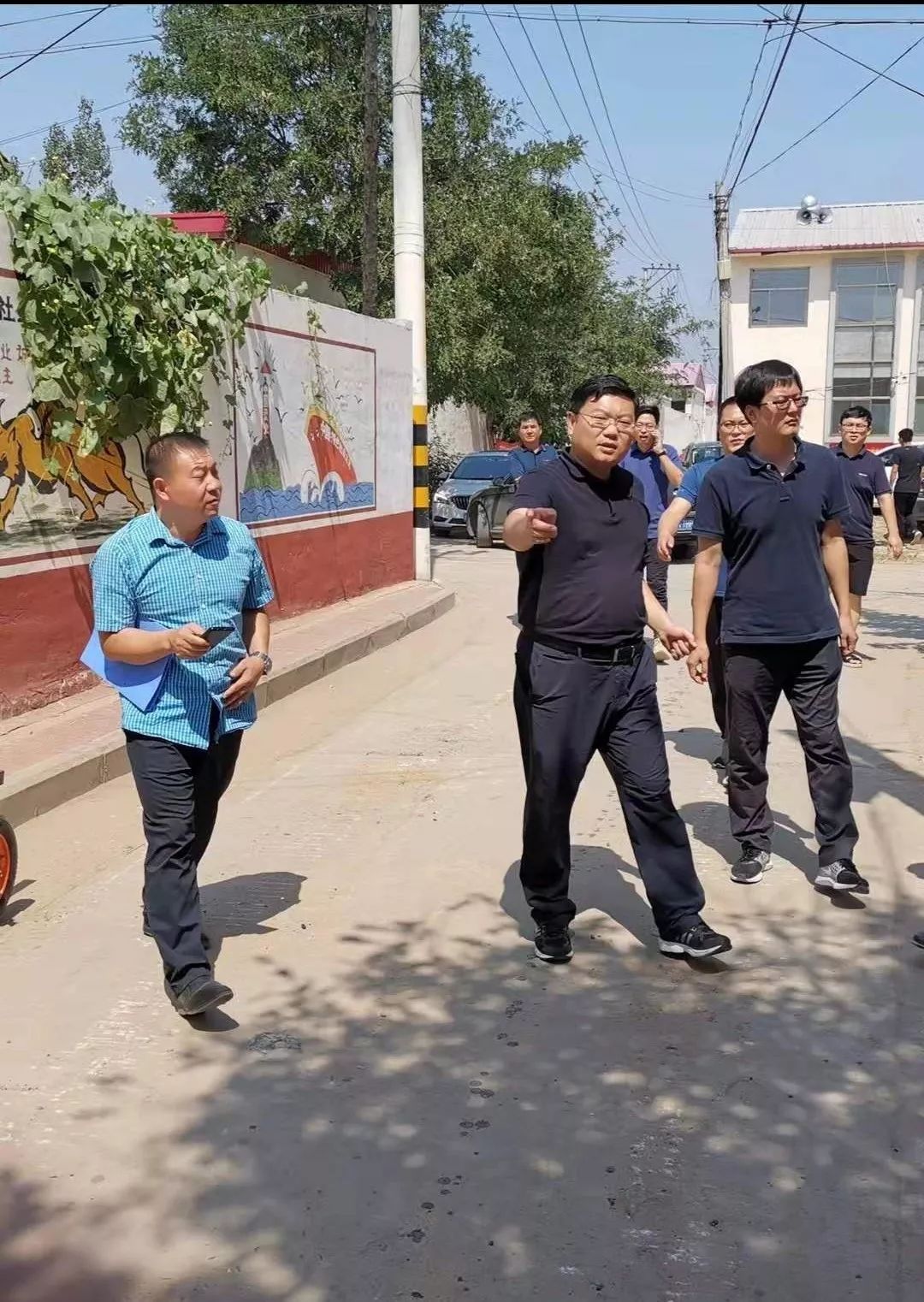 叮咛动态定州市常务副市长曹铂副市长贾晓明到叮咛店镇督导地源热推广