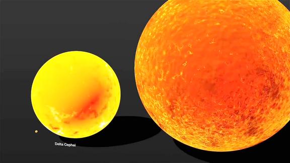 最新宇宙星球大小直观对比看完感觉我们的太阳都是小可爱一个了