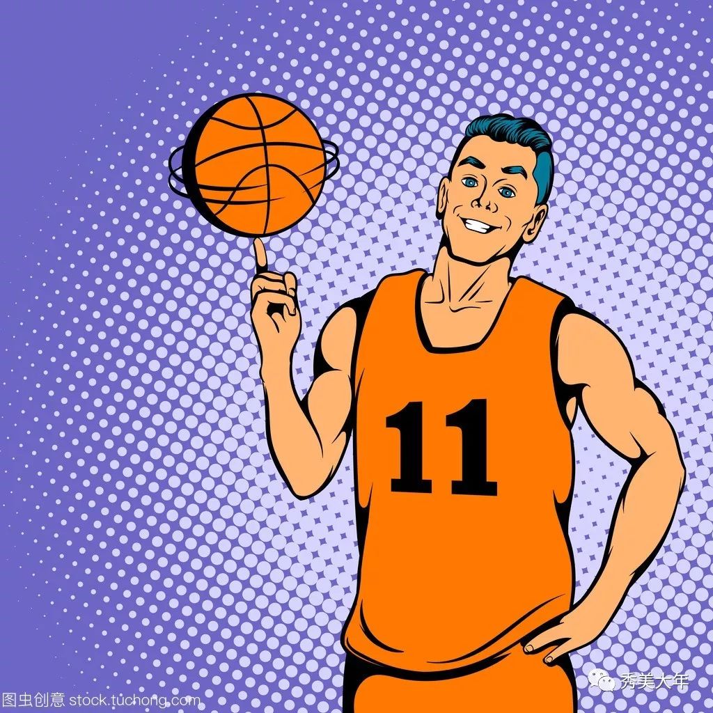 篮球微信头像卡通图片