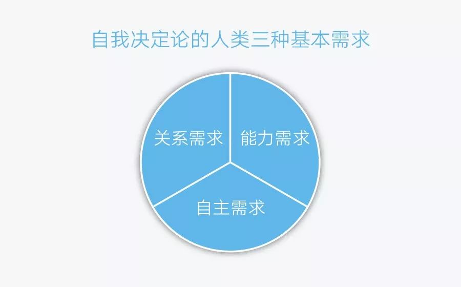 它指出人类有三种天生的内在需求:能力需求,关系需求和自主需求.