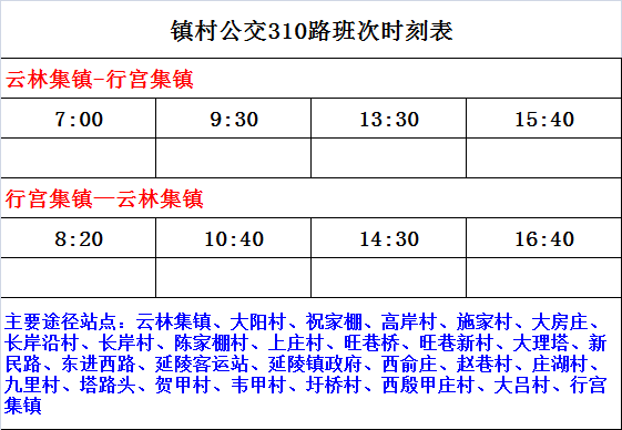 丹陽城鄉公交班次時刻表 201路 丹陽鎮村公交班次時刻表 301路 來源