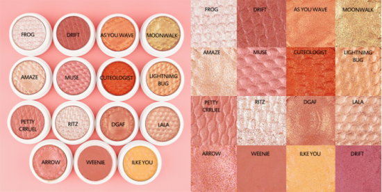 来跟大家秀一秀我的中国colourpop土豆泥单色眼影