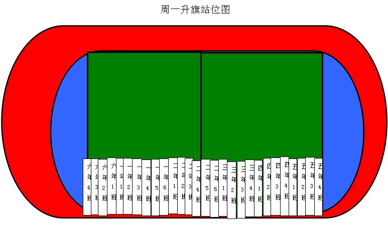 升旗站位图如何制作图片