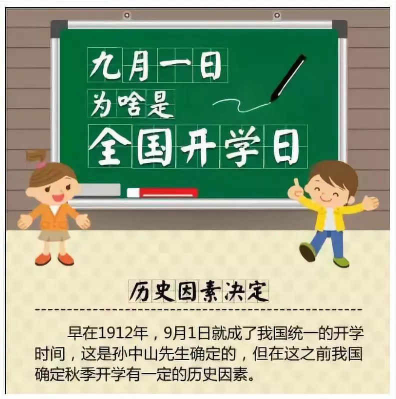 【百家皆谈】为何开学总在9月1日?
