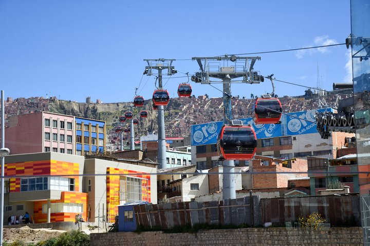 真正的天空之城,世界上最高的首都玻利维亚拉巴斯(la paz)_缆车