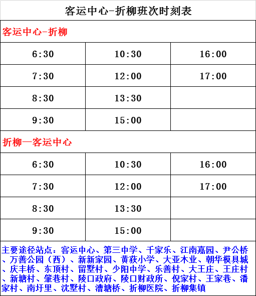 丹陽城鄉公交班次時刻表 201路 丹陽鎮村公交班次時刻表 301路 來源