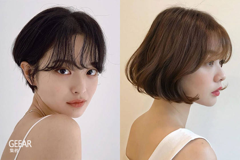 看看这些韩国女生的短发灵感：选对发型就能让脸型看上去很显小！