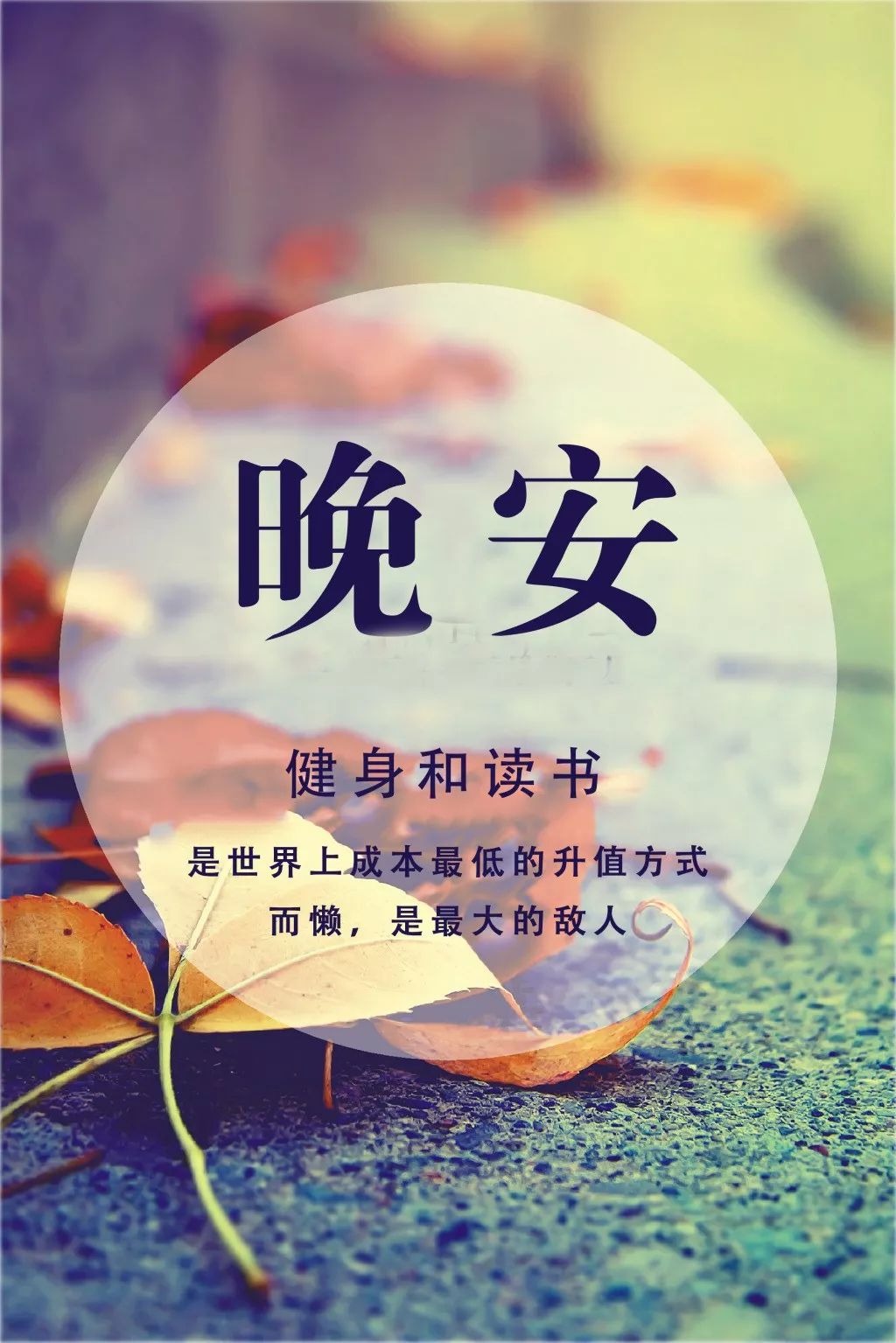 晚安睡前思考一段话