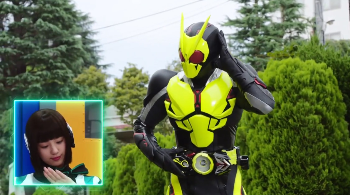 假面骑士01美女秘书讲解零一变身飞电配合上演滑稽二人转