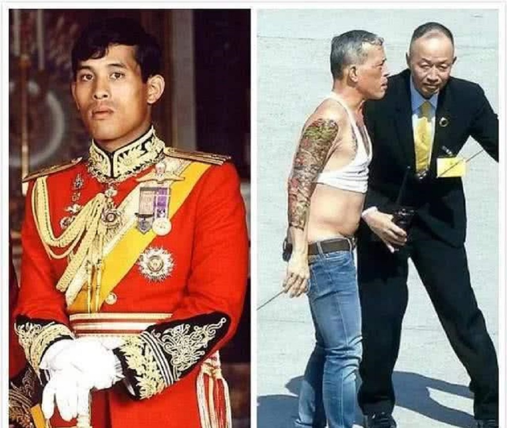 泰国国王纹身图片