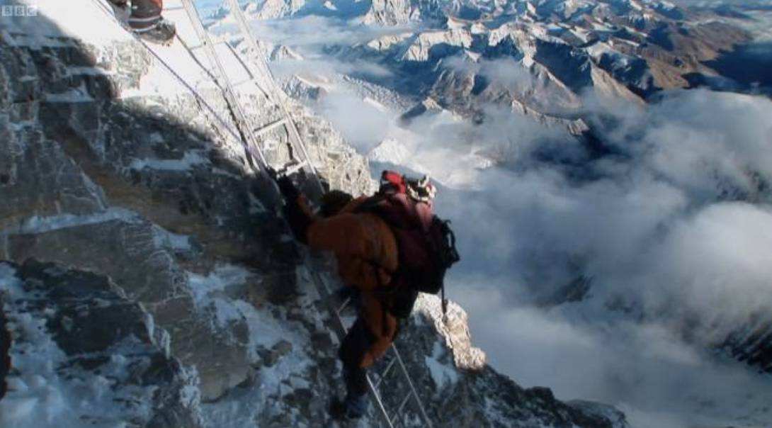 珠峰第二台阶图片