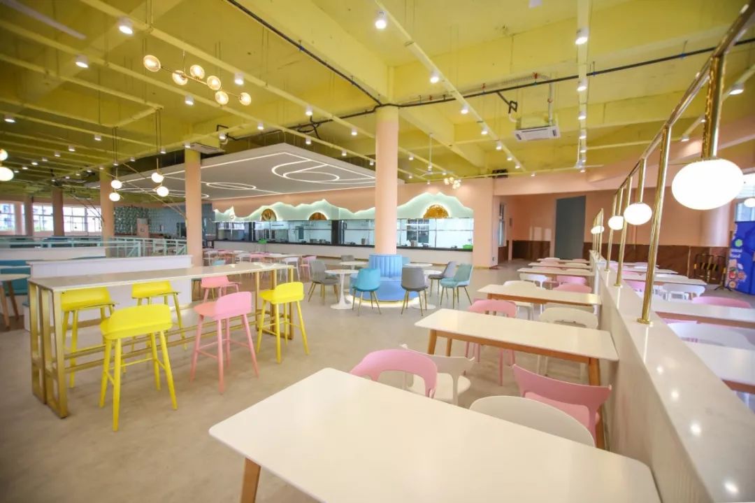 马卡龙ins风!又一网红食堂惊艳宁财院