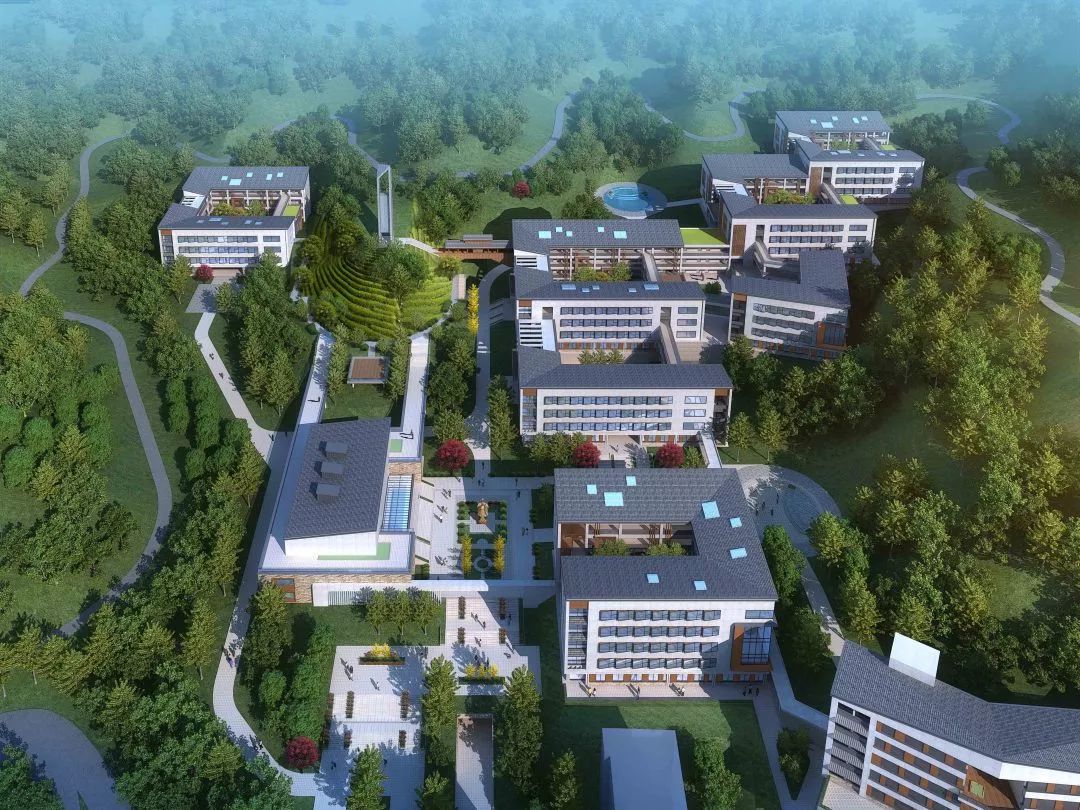 寿宁中学山地校园山林之间读书声