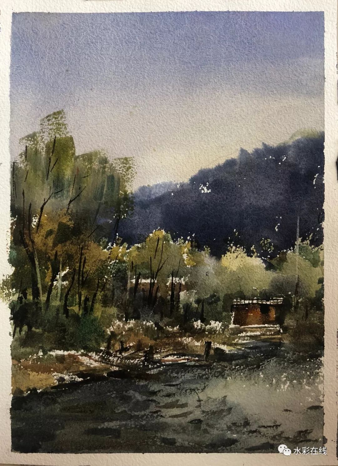 林峰水彩作品赏析