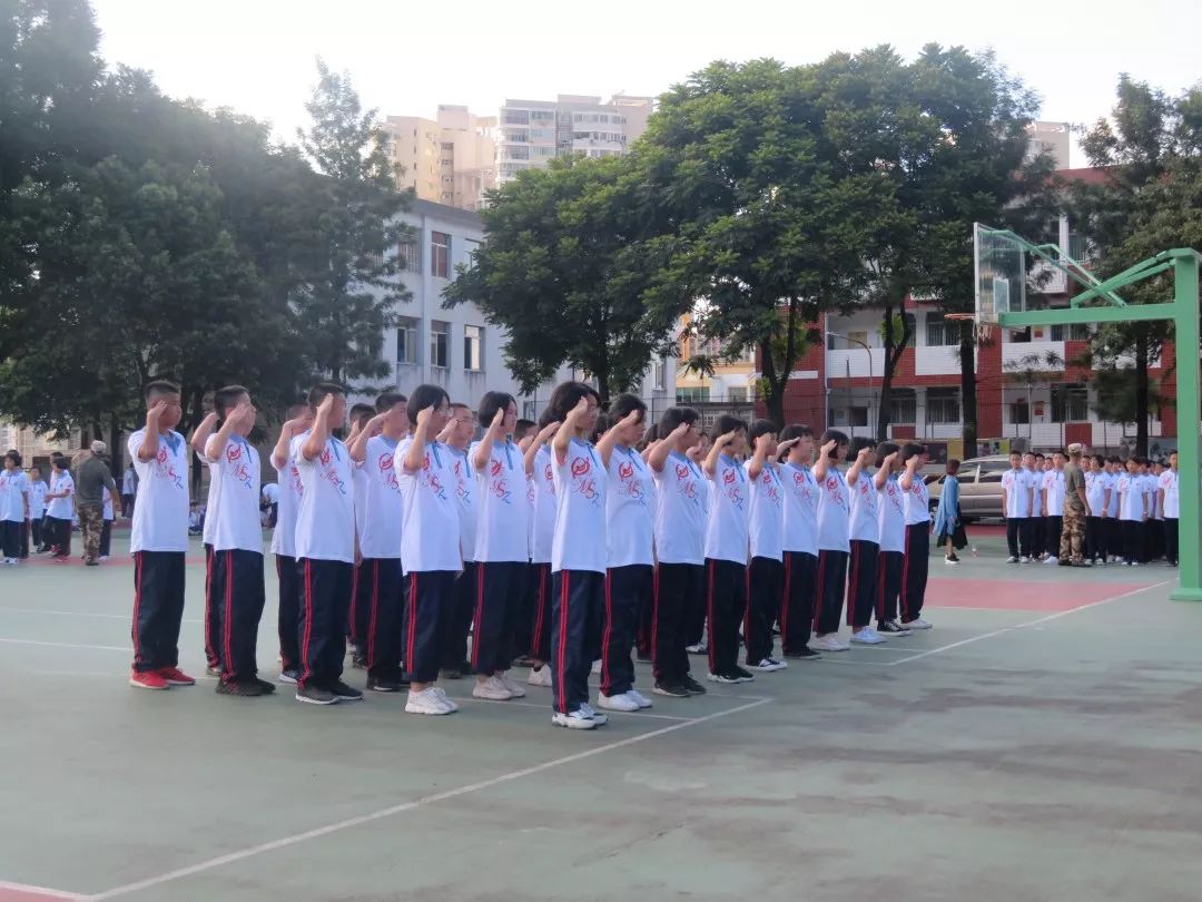 军训会操展风采英姿飒爽致青春三明一中总校三明三中分校2019级新生