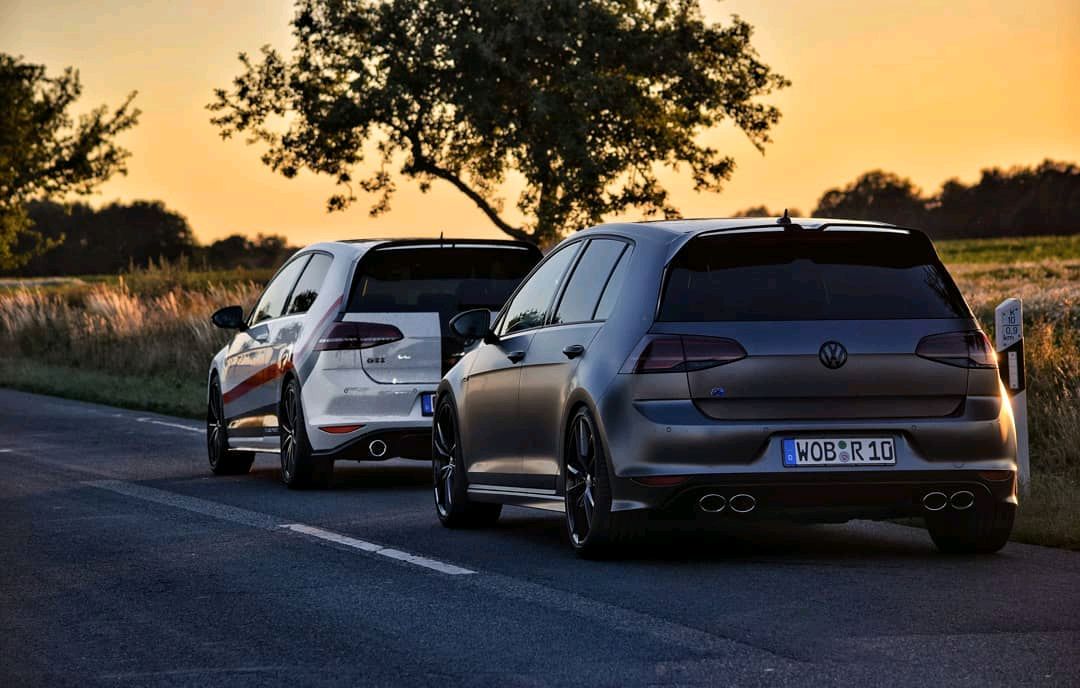 黑白双煞高尔夫mk7gti和mk7r