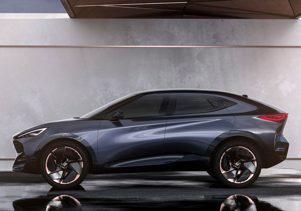 首款全电动轿跑suvcupratavascan概念车官图发布