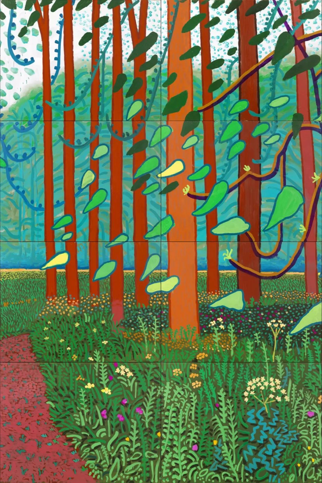 [画仓] 一切都是错觉丨大卫·霍克尼_布面