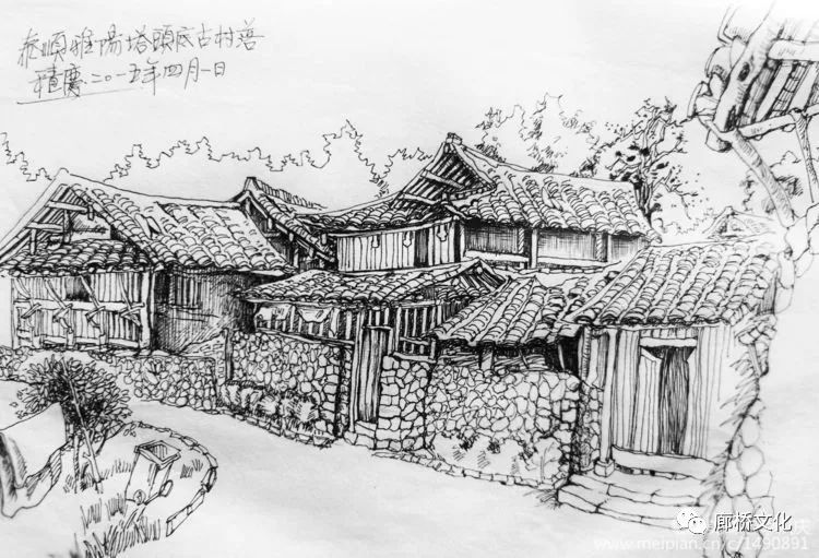 泰顺这个男子手绘古民居廊桥手艺了得