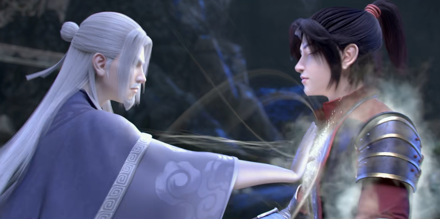 斗破苍穹师徒情深萧炎吞噬异火升焚决可虚化的药老让人担心