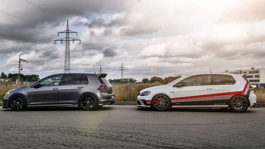 黑白双煞高尔夫mk7gti和mk7r