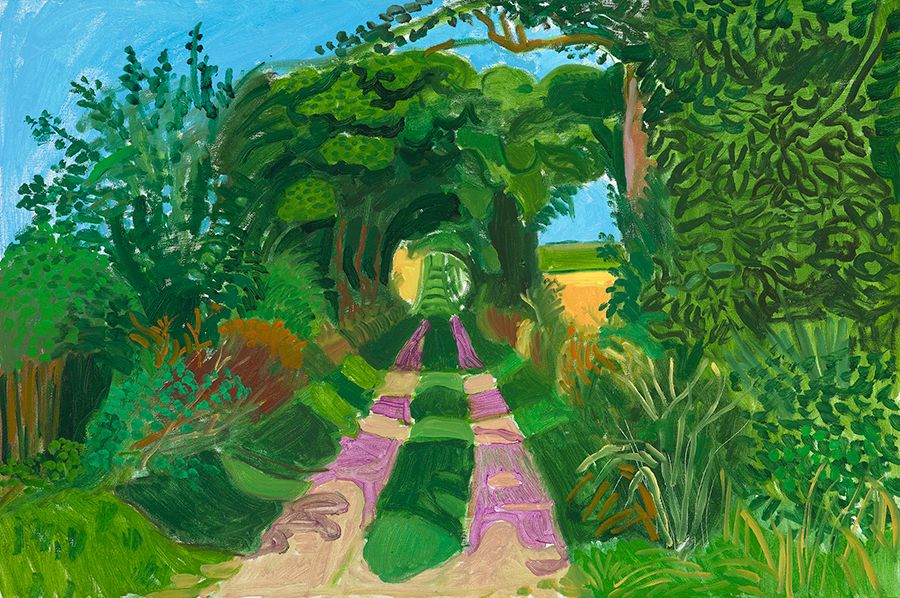 展览 | 大卫·霍克尼 大水花中,艺揽胜境