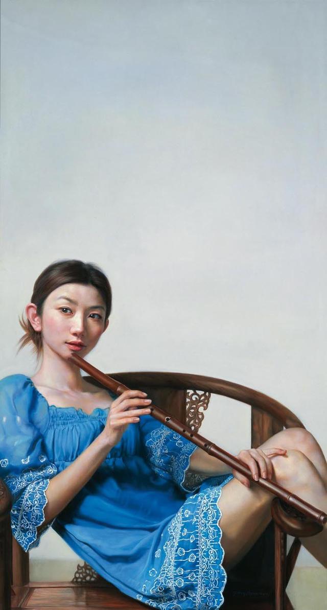 自由艺术家超写实人物油画欣赏,细腻逼真,栩栩如生