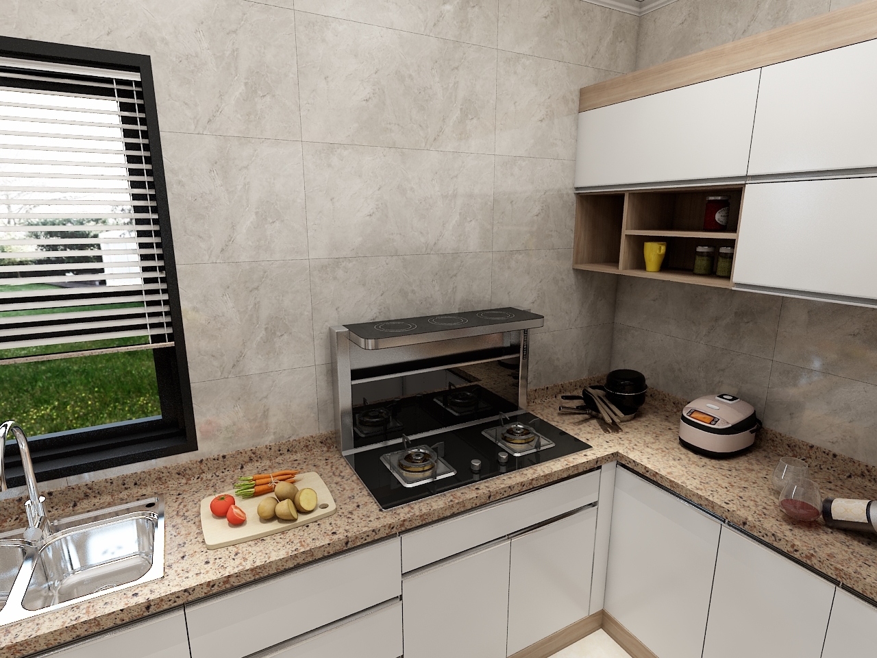 油烟机燃气灶哪个好一台美炊分体式集成灶就好了