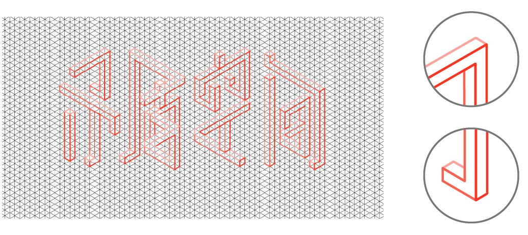 以上,分享了这类"矛盾"字体的两种方法,只要把握了其中规律,做起来