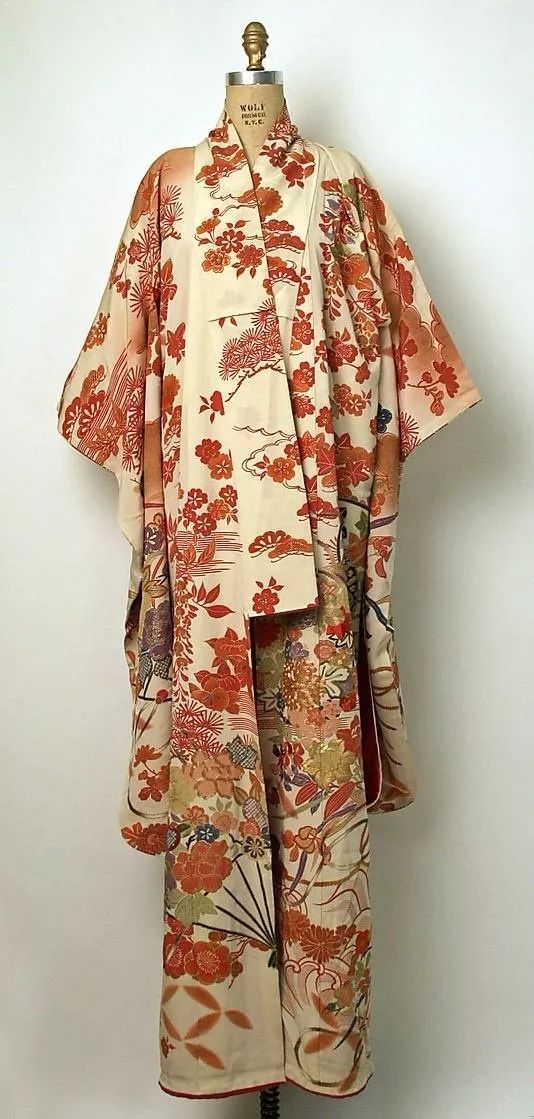 和服那些事丨和服配色花纹和形制参考素材