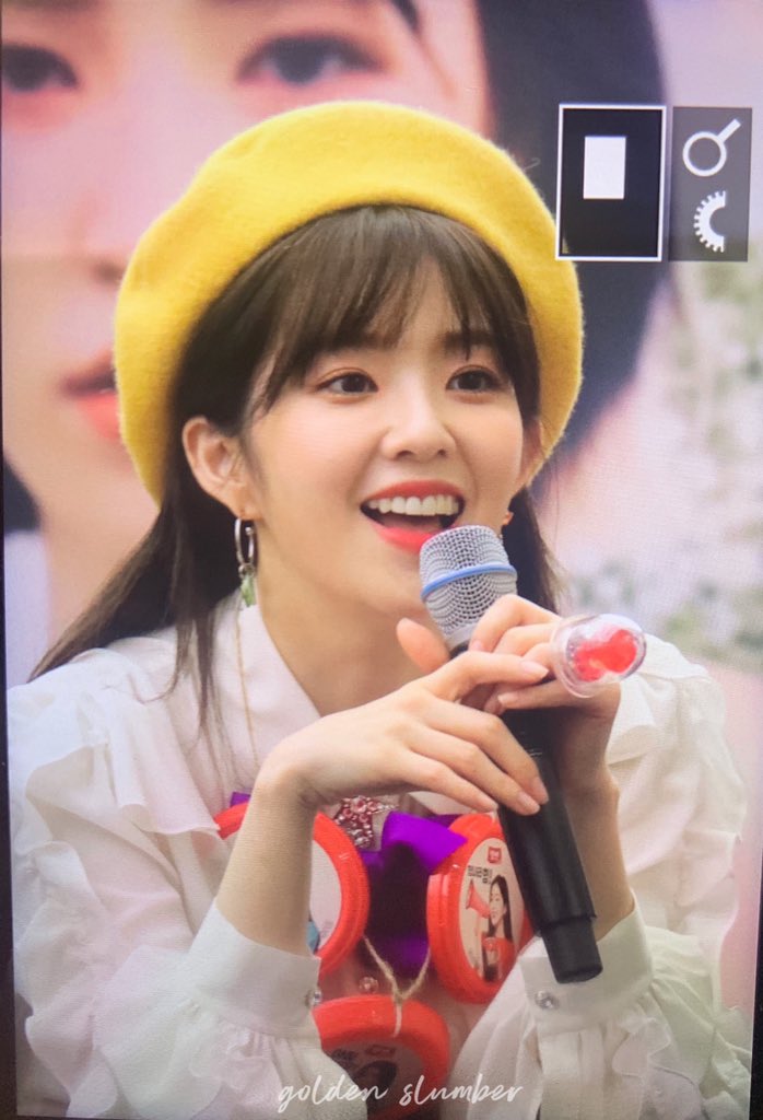 露脸即热帖irene黄色贝雷帽美满升级